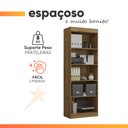 Ver imagem 5 de Estante Livreiro Multiuso 4 Prateleiras 1,71m Office Jequitibá J&a