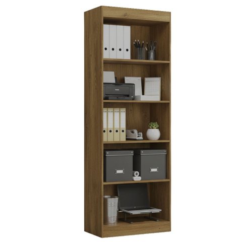 Estante Livreiro Multiuso 4 Prateleiras 1,71m Office Jequitibá J&a