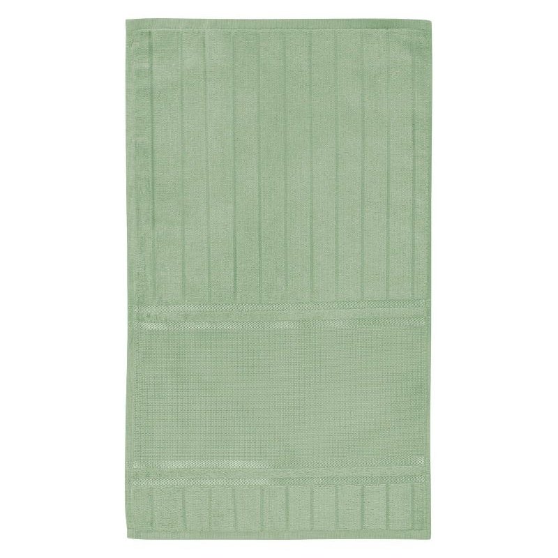 Kit 3 Peças Toalha Lavabo Aveludada Teka Tam 30x50cm - Verde Claro