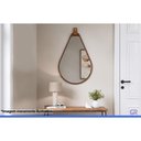 Ver imagem 2 de Espelheira Banheiro Gota 50x76cm Freijo MGM