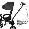 Triciclo Motoca Bicicleta 3 Rodas Infantil Passeio com Empurrador Pedal Capota Brinqway Bw302 - 5