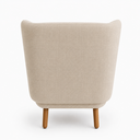 Ver imagem 7 de Poltrona Decorativa Cronos Courino Linho Bege - Sallar Home