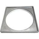 Ver imagem 1 de Porta Grelhas Quadrado Inox 100mm Inox