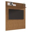 Ver imagem 1 de Painel Frisado Siena Sala para TV até 60 Polegadas 160 cm Cedro