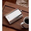 Ver imagem 3 de Kit Cantil de Bolso Inox Copos Funil Portátil Premium 6 Pçs