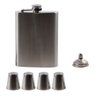 Kit Cantil de Bolso Inox Copos Funil Portátil Premium 6 Pçs - 1