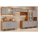 Ver imagem 1 de Kit Modulado 9 Peças Elena CZ541 Cinamomo/Platina MGM