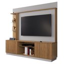 Ver imagem 1 de Estante Home Tv 65 Pol 201 Cm Atlanta Cinamomo Off White Bechara