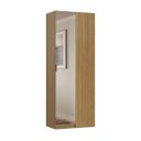 Ver imagem 5 de Guarda Roupa de Canto Reto Modular com Espelho Altezza Belmax:freijó