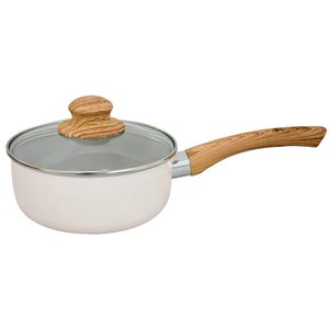 Panela de Indução Antiaderente Cerâmica Bege Cairo 18cm 1 Peça - Hauskraft Premium