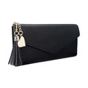 Ver imagem 4 de Carteira Feminina Preta Porta Documentos Cartões Pu