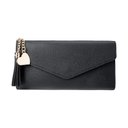 Ver imagem 1 de Carteira Feminina Preta Porta Documentos Cartões Pu