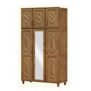 Ver imagem 2 de Guarda-roupa 6 Portas 3 Gavetas Imbuia Grécia Madeira Pinus - Cavazotto