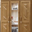 Ver imagem 4 de Guarda-roupa 6 Portas 3 Gavetas Imbuia Grécia Madeira Pinus - Cavazotto