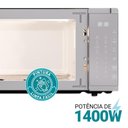 Ver imagem 2 de Micro-Ondas Bancada Philco PMO38T 33L 1400W Inox Espelhado com Tira Odor 220V