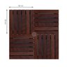 Deck em Placa de Madeira Modular Base Madeira 30cmx30cm Madersilva - 4