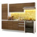 Ver imagem 3 de Armário de Cozinha Completa 100% MDF 260cm Branco/Rustic Acordes Madesa XA02