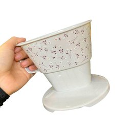 Suporte para Filtro de Café Orquídea Malbec 103 - Cinza | U - 4
