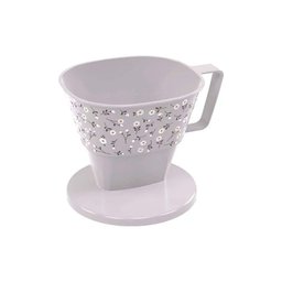 Suporte para Filtro de Café Orquídea Malbec 103 - Cinza | U - 1
