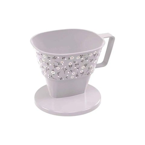 Suporte para Filtro de Café Orquídea Malbec 103 - Cinza | U