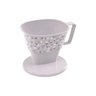 Suporte para Filtro de Café Orquídea Malbec 103 - Cinza | U - 1