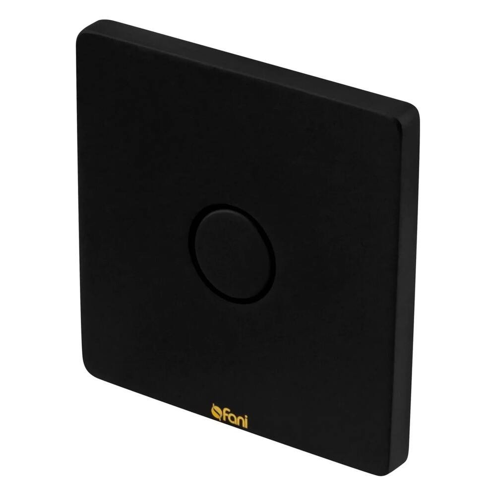 Acabamento Fani P/ Valvula de Descarga Preto Fosco 590 Bk - 1