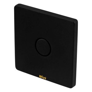Acabamento Fani P/ Valvula de Descarga Preto Fosco 590 Bk