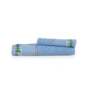 Ver imagem 3 de Kit 2 Toalhas Infantil Encantar Banho e Social Macias: Carrinhos Azul
