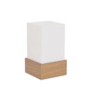 Ver imagem 1 de Abajur/luminária Mesa Box Mdf Louro Freijo Difusor Acrílico.:louro Freijó