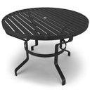 Ver imagem 3 de Mesa 4 Cadeiras Ripado Piscina Alumínio Preto e Tela Mocca