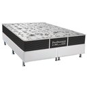 Ver imagem 1 de Cama Box King: Colchão Molas Bonnel Probel Prolastic ProDormir Sleep + Base CRC Courano White(