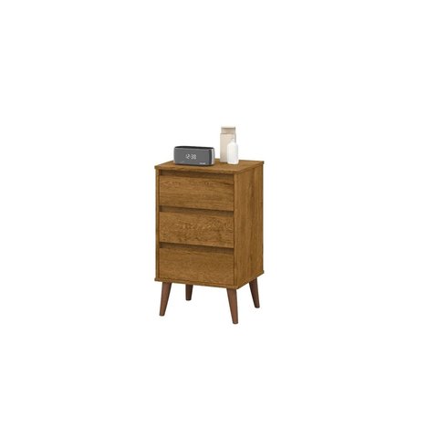 Mesa de Cabeceira Retro Wood Freijó– Ej Móveis