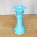 Ver imagem 2 de Rainha - Peça Decorativa De Xadrez , Estatueta 13.5 Cm De Altura - Toque 3D:Azul Tiffany