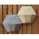 Ver imagem 2 de Vaso Planta Diamante 40x35 Jardim Vertical Polietileno - AREIA 001