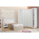 Ver imagem 5 de Módulo de Quarto Solteiro Guarda Roupa C- 2 Portas e 3 Gavetas Rizon-linea Cumaru-fendi 25 - Novo