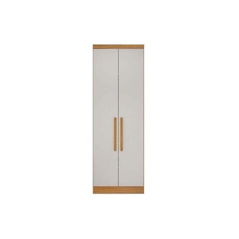Módulo de Quarto Solteiro Guarda Roupa C- 2 Portas e 3 Gavetas Rizon-linea Cumaru-fendi 25 - Novo