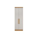 Ver imagem 1 de Módulo de Quarto Solteiro Guarda Roupa C- 2 Portas e 3 Gavetas Rizon-linea Cumaru-fendi 25 - Novo