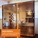 Ver mais imagens de Guarda Roupa Samara 2 Portas Reflecta Flutuantes 100 MDF - Móveis Europa