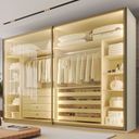 Ver imagem 1 de Guarda Roupa Samara 2 Portas Reflecta Flutuantes 100 MDF - Móveis Europa