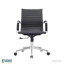 Ver imagem 3 de Kit 2 Cadeiras Office Giratória Manhattan Diretor Pu Várias Cores Braços Fixos - Fratini