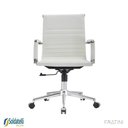 Ver imagem 6 de Kit 2 Cadeiras Office Giratória Manhattan Diretor Pu Várias Cores Braços Fixos - Fratini
