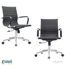 Ver imagem 1 de Kit 2 Cadeiras Office Giratória Manhattan Diretor Pu Várias Cores Braços Fixos - Fratini