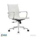 Ver imagem 5 de Kit 2 Cadeiras Office Giratória Manhattan Diretor Pu Várias Cores Braços Fixos - Fratini