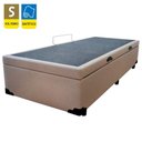 Ver imagem 7 de Cama Box Baú Solteiro Sintético + Colchão de Espuma D33 - Sereneprime - 88cm Bege