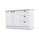 Ver imagem 1 de Balcão Modulado com Tampo 120cm 2 Portas 3 Gavetas Emily Henn