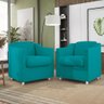 Poltrona Tilla Balaqui Decor Azul Turquesa - 1
