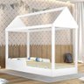 Cama Montessoriana Casinha Branco Planet Baby - 1