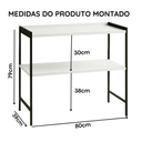 Ver imagem 5 de Cantinho do Café com 2 Prateleiras Londres - Branco