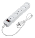 Ver imagem 2 de Regua Tomada Filtro de Linha Protetor Energia Intelbras Epe 205 Br Branco