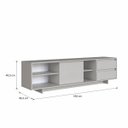 Ver imagem 5 de Rack para TV até 65 Polegadas 180cm com Nichos 2 Gavetas Linea Arenas RA1800